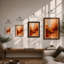 Molten Flow Abstract - Framed Print-1828783756-1828783758