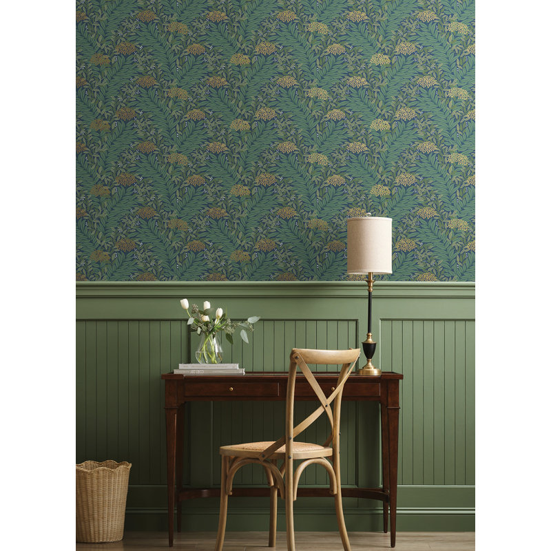 Papier peint Highgrove, Bleu marine