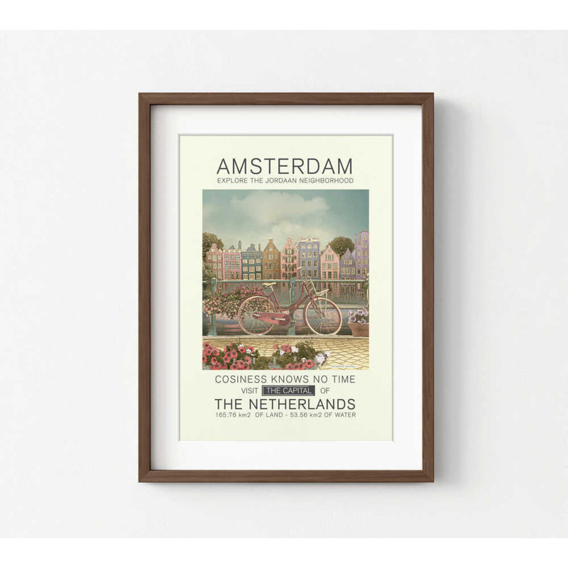 Reproduction d'art encadrée ou non, 48" H x 36" W, Framed Print with Mat, Brown