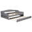 Upholstered Daybed with LED Belt and Trundle-1434402317-1434402315