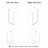 28-32"W X 72"H Left And Right Opening Universal Pivot Shower Door, Open Outside, With 1/4" And 5/16" Tempered Glass-120129623