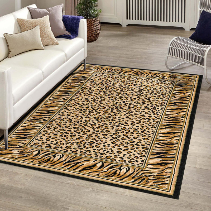 Tapis brun Testerman, Rectangle 7 pi 10 po x 11 pi
