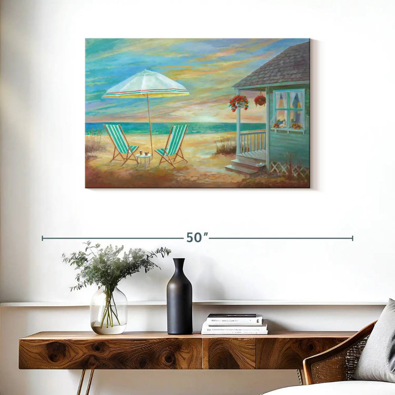 Coucher de soleil Gillard Cottage, H 24 po x l 36 po