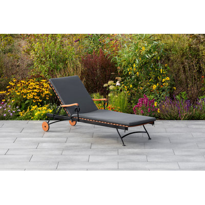 Chongris 195cm Long Eucalyptus Single Chaise with Cushions