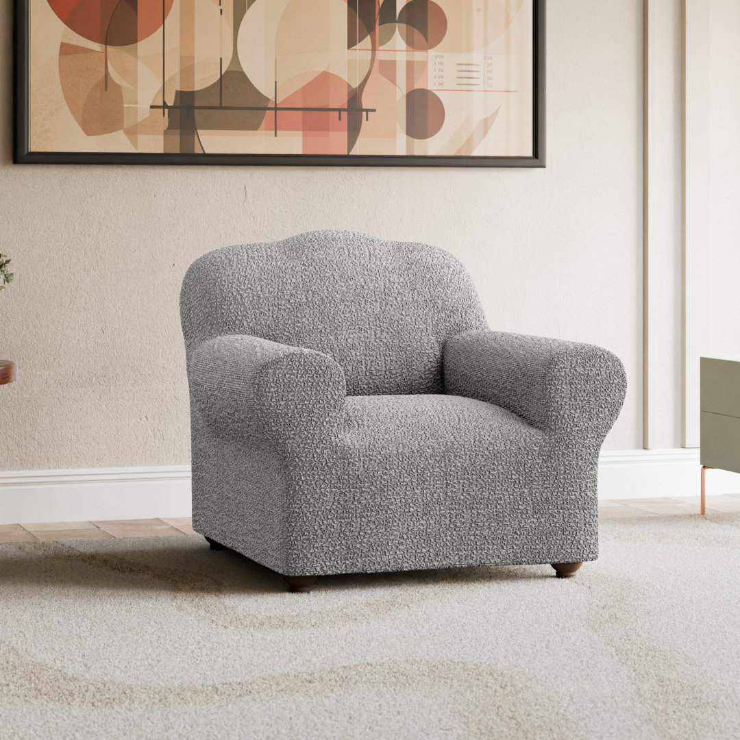 Stretchy Slipcover for Armchair - Italian Style & Premium Quality - Mille Righe Collection PAULATO by GA.I.CO. Fabric