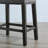 Upholstered Backless Saddle Seat Counter Stools