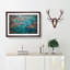 Birds Eye View Of Sydney Australia Painting - Single Picture Frame Print on MDF-56634334-56634331