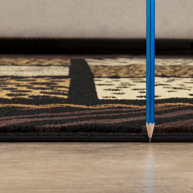 Tapis durables en polypropylène, imprimé animal moderne pour la maison