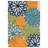 Floral Ivory/Multi Indoor/Outdoor High-Low Area Rug-1289612602-1289612544
