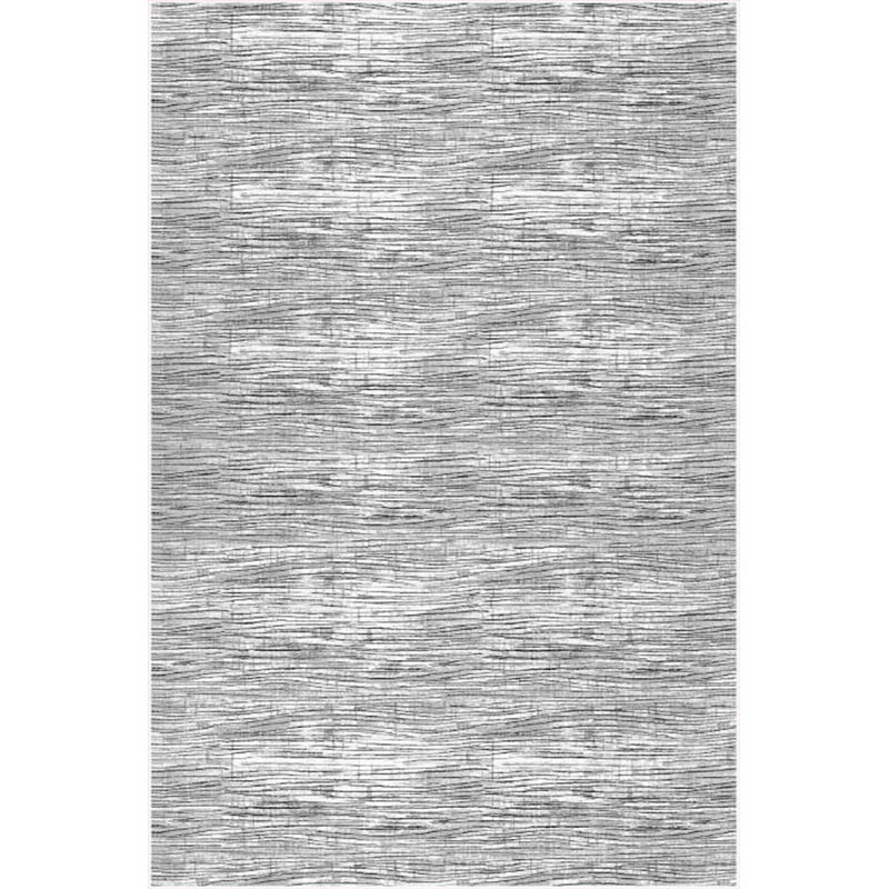 Tapis gris en velours tissé à plat Jendrik, Rectangle 3 pi 3 po x 4 pi 11 po
