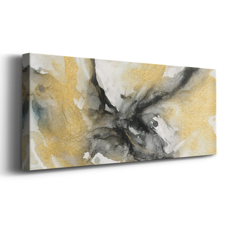 Golden Harmony sur toile, H 12 po x l 30 po x P 1,5 po