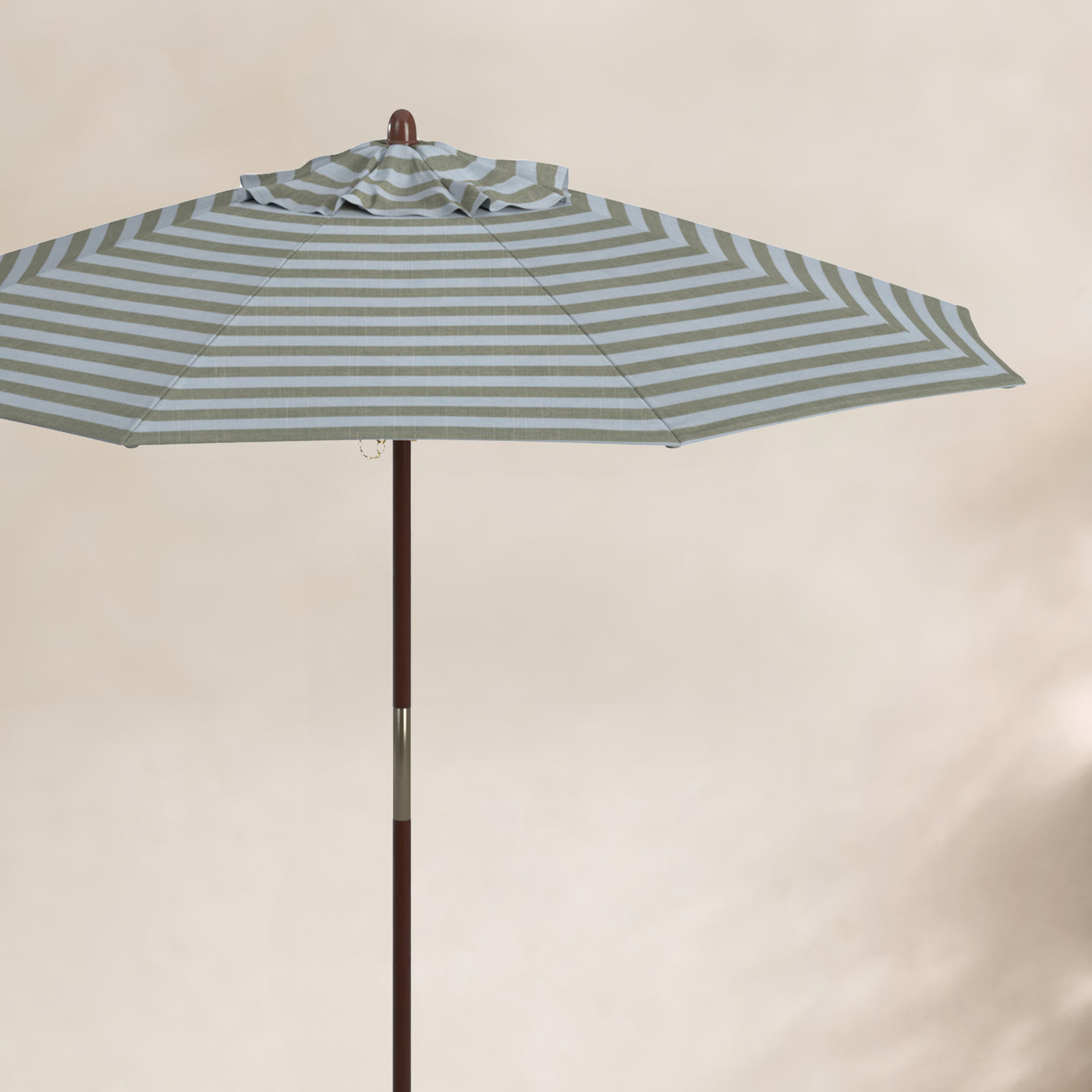 Manford 108'' Sunbrella® Outdoor Umbrella, Sail Away Aloe Sunbrella®