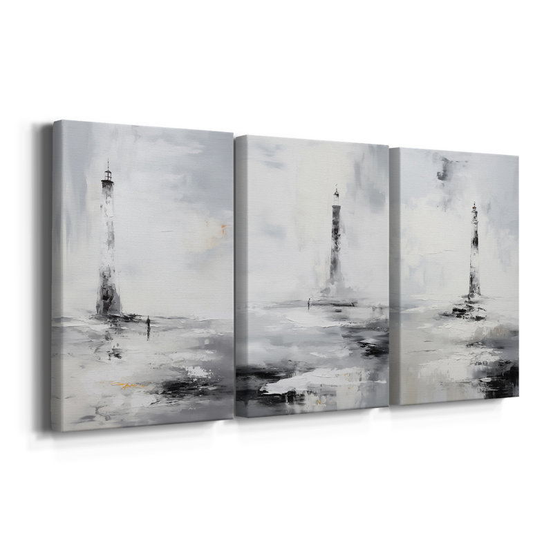 NAUTICAL Series Dxxxxi - Toile tendue sur mesure - 3 pièces, H 18 po x l 36 po