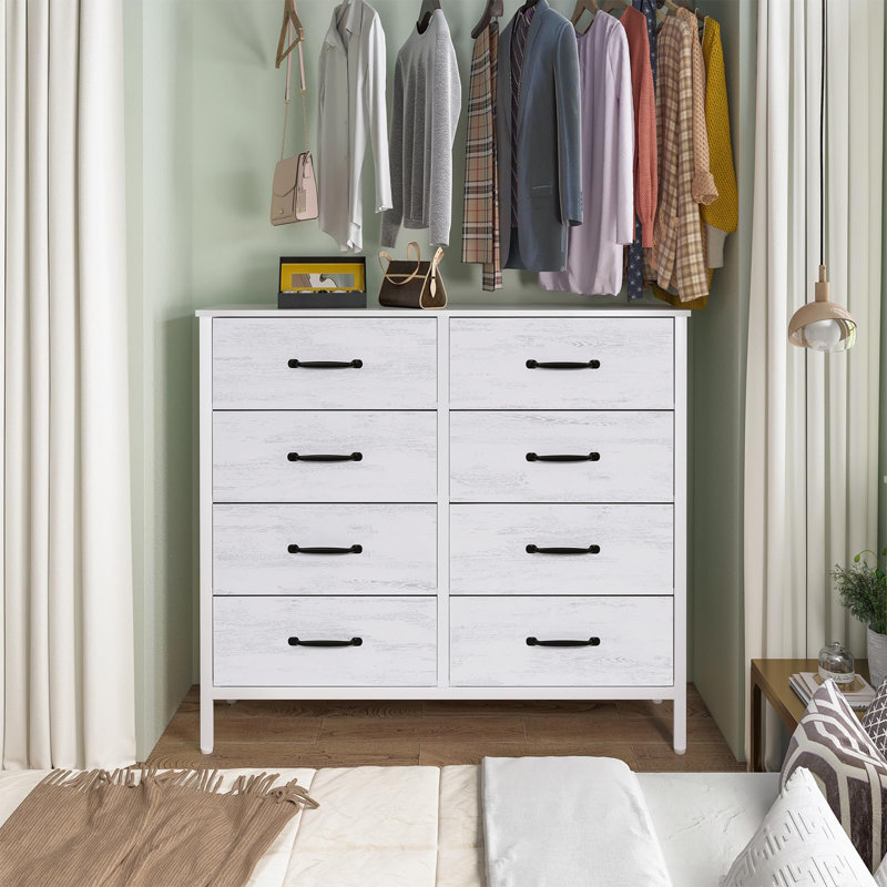 110cm W 8 - Drawer Chest of Drawers