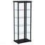 Vitrine noire à 4 tablettes