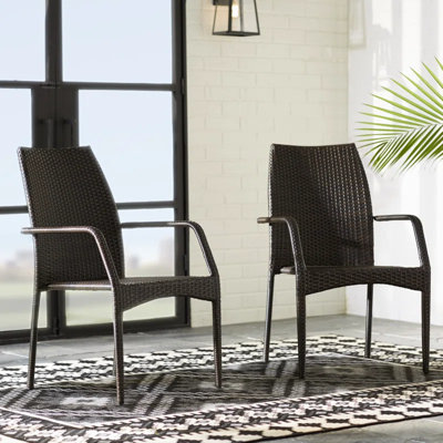 Outdoor Wicker Chairs, 54020 KD MP2, 2 Chairs/Set