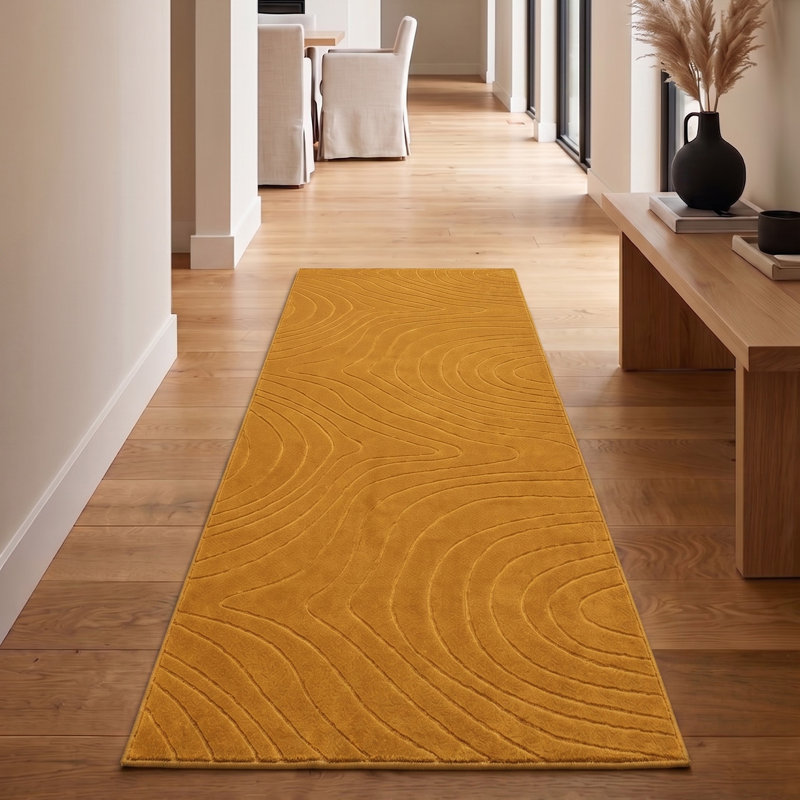 Somos Modern Machine Washable Area Rug, Runner 2'6" x 8', Terra