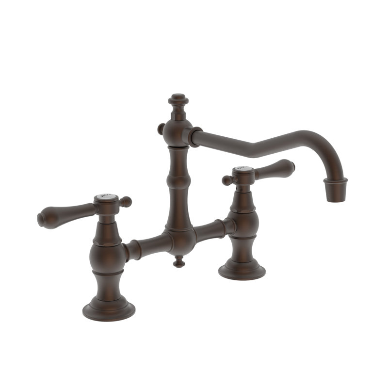 Chesterfield Kitchen Bridge Faucet, English Bronze