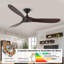 Solid Wood Ceiling Fan with  Remote-1796635960-1796635961
