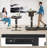 Electric Height Adjustable Standing Desk With 4 Lockable Casters, Hook, Big Mouse Pad-713003240-713003244