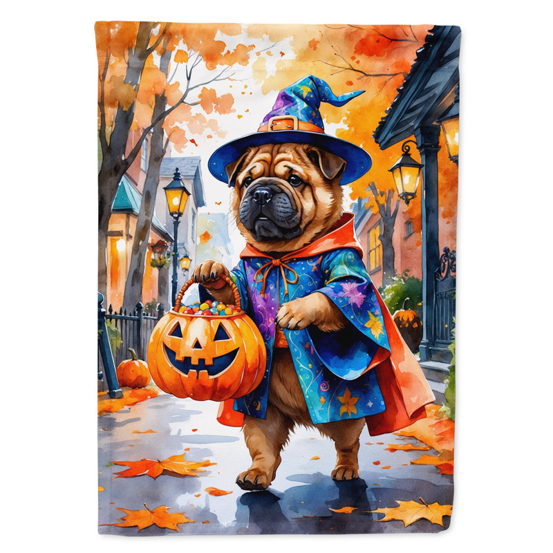 Drapeau du jardin Mastiff, Shar Pei