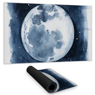 Satellite view of the earth - 14.00"x24.25" Desk mat