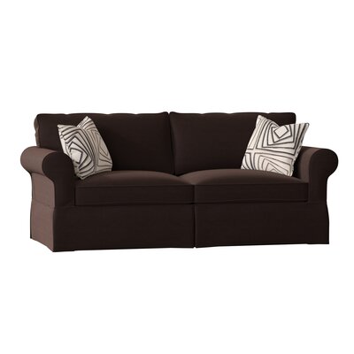 Kingsbridge 84"" Rolled Arm Slipcovered Sofa with Reversible Cushions -  Alcott Hill®, 6AC9FC80C95E4582BAB46AC3D29AA2AA
