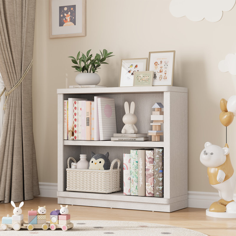 Bibliothèque standard H 2 po x l 31 po Brusnice, Blanc, 29" H x 31" W 