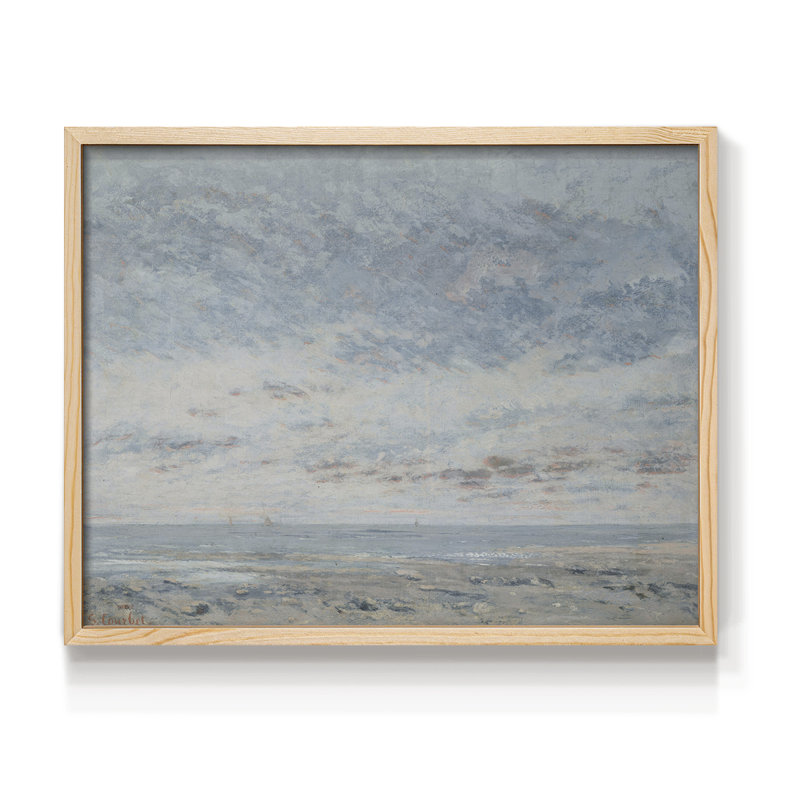 Paysages rétro - DCCLXVII - Reproduction encadrée - Restickable, H 11 po x l 14 po, Naturel