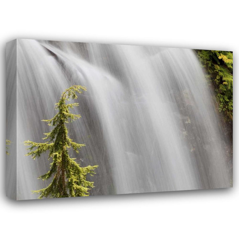 «Loon Peak® Paulson», art sur toile tendue par Don Gallery: WA, Stehekin Waterfall on the Agnes Gorge Trail