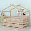 Lit en bois avec couchette-812891043