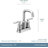 Gibson Centerset Bathroom Faucet with Drain Assembly-40154285