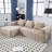 Modular Sectional Sofa, Modern Modular L-Shaped Sofa With Chaise Longue, Equipped With Small Side Pockets And Free Of Compression During Installation.-397817492