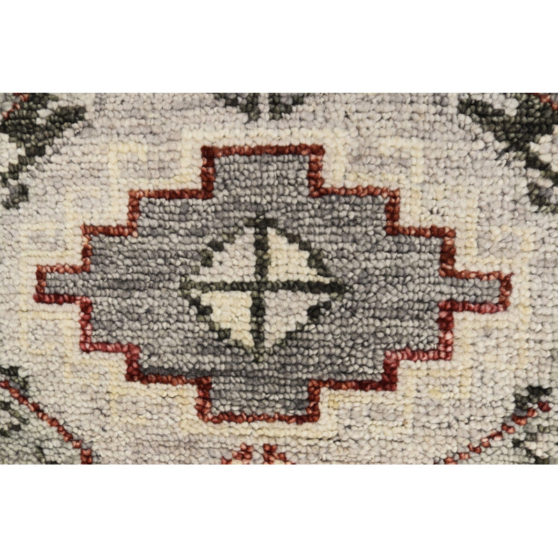 Oriental Area Rug in Gray