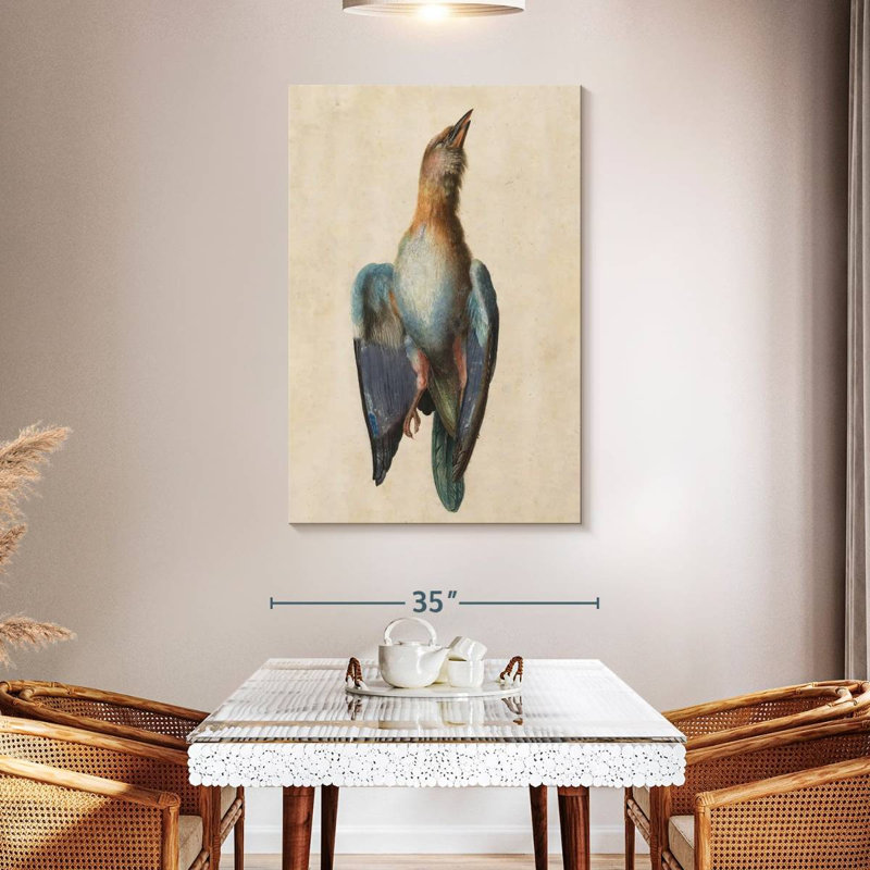 Rouleau bleu mort, 48" H x 32" W