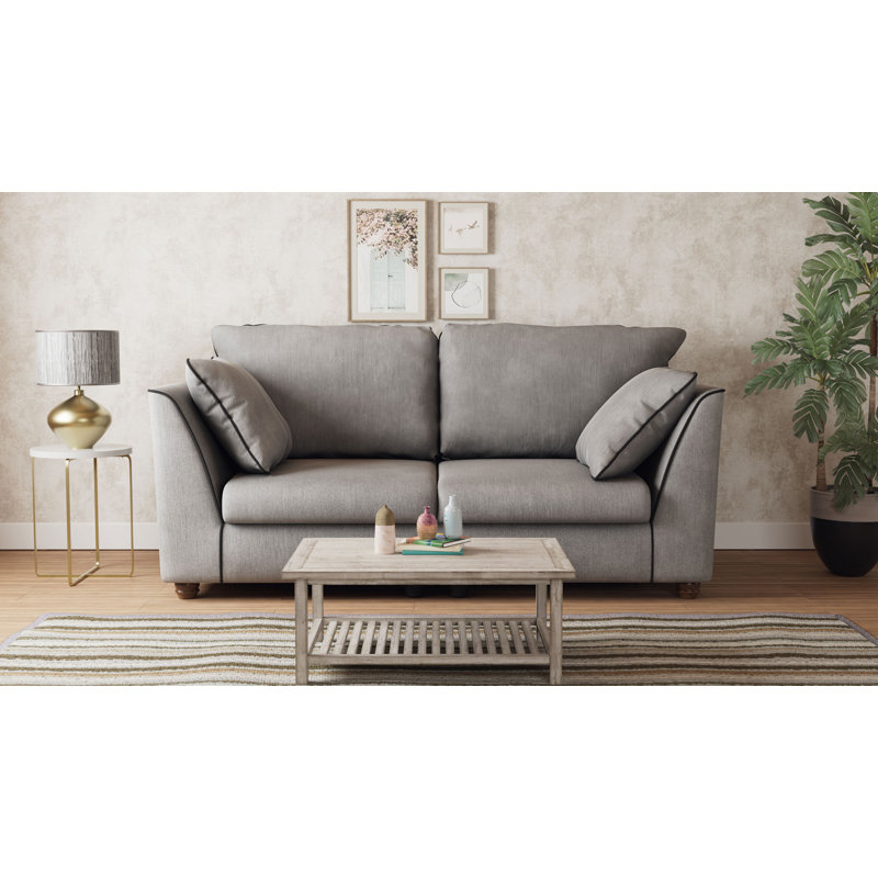 Milan 3 Seater Chenille Sofa, Green