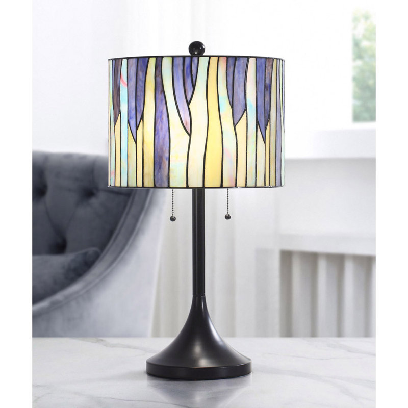 Mccant Table Lamp, Purple