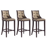 Halfacre Upholstered Counter Stool with Solid Wood Frame