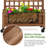 Allistir 50" H Wood Planter Box with Trellis and Wheels