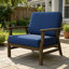 Chaises longues d'extérieur en bois de teck massif avec coussins Montelongo-79186444-79186928