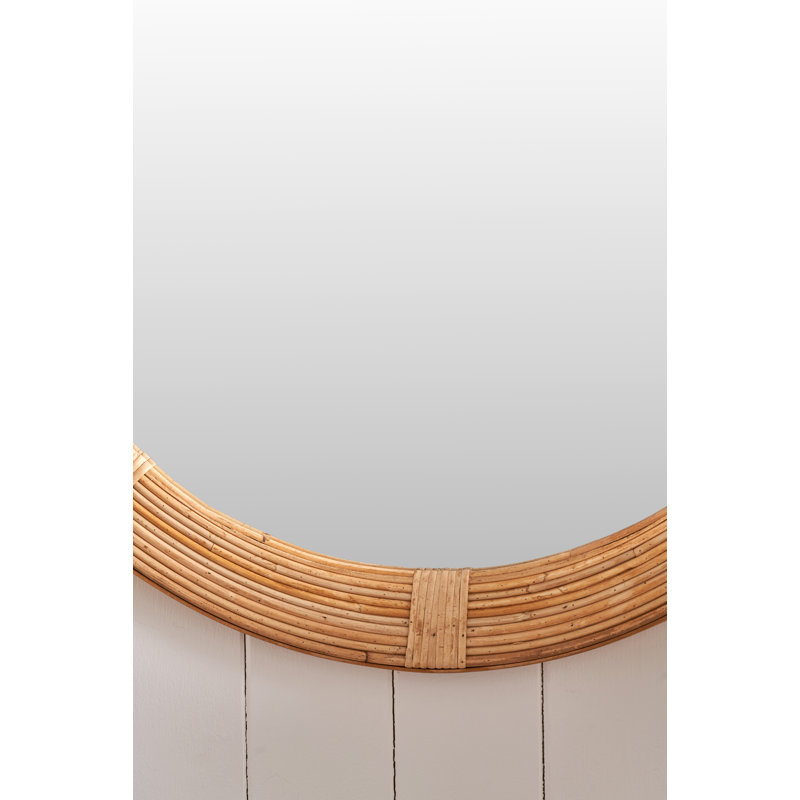 Bamboo / Rattan Round Mirror