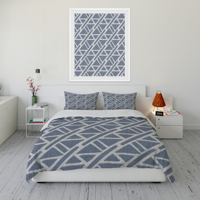 Polyester Geometric Shapes Comforter, Twin Comforter + 1 Standard Pillowcase