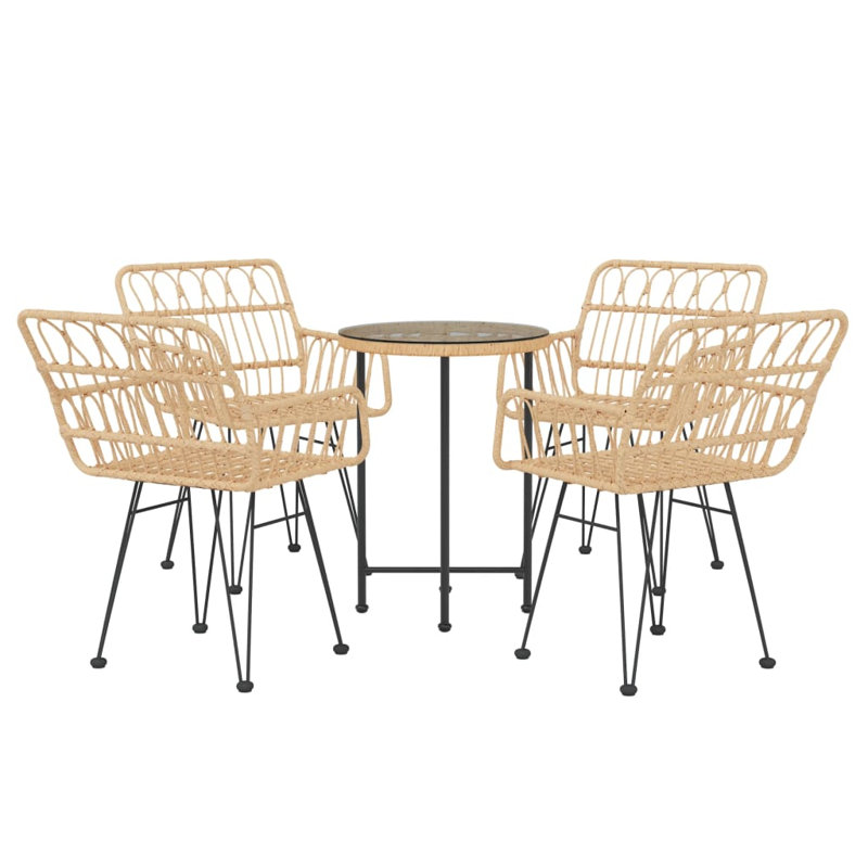 Ensemble de salle à manger de jardin pour l'extérieur