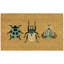 Beetle and Bugs Blue Animal Doormat