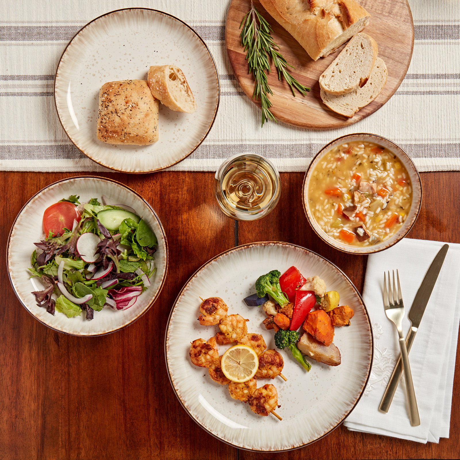 Jura Stoneware Dinnerware Set, Yellow