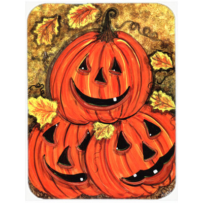 Pile de citrouilles jack-o-lanterns