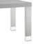 Table de salle à manger avec pieds en acier inoxydable et embouts en acrylique-2032505929