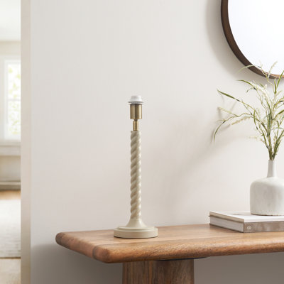 Resin and Steel Lamp Base Table Lamp