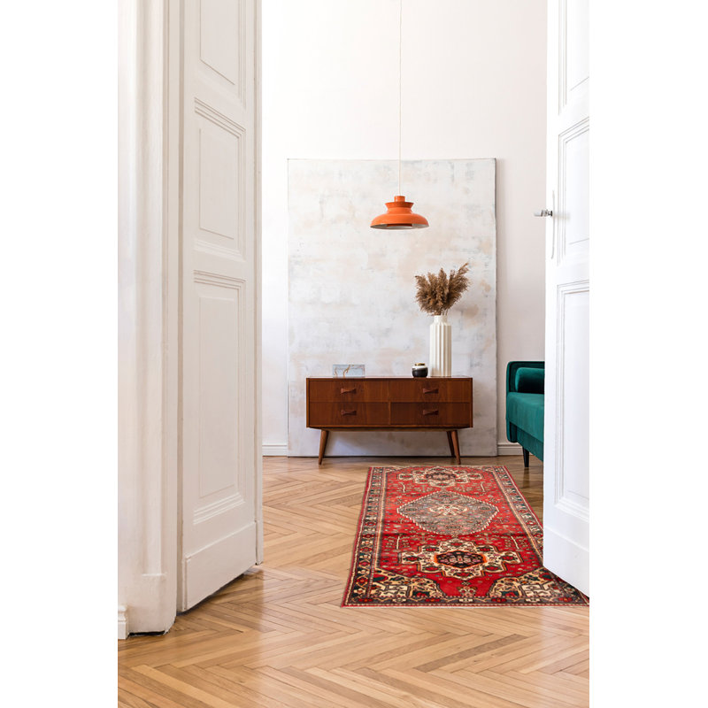 Konya Anatolian Red Rug 3'9" x 8'10"