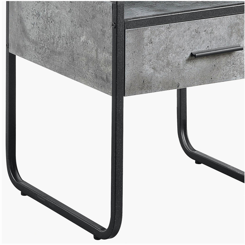 Table de bout avec tiroir Raziela